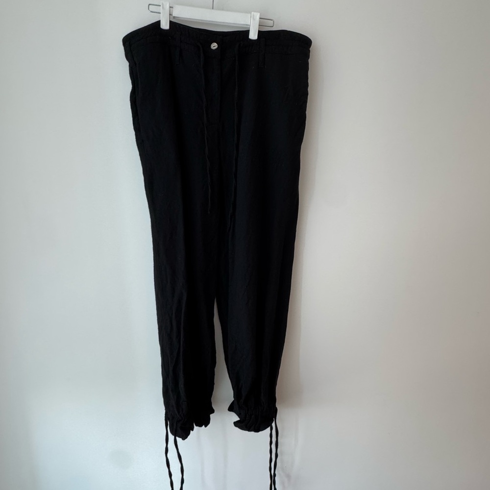 Acne Black Sweatpants Relaxed Fit Joggers